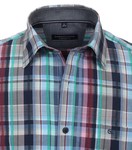 CASA MODA | Multi-coloured check Short Sleeved Shirt