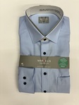 MARVELIS | Blue comfort and modern fit formal  or  casual shirt