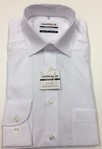 MARVELIS | White comfort fit formal long sleeved shirt 100% cotton
