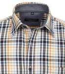 CASA MODA |Multi Coloured Check  Short sleeved casual shirt casual  fit 100% cotton